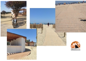 Pescara, eco spiaggia: per Ferrante non è for all. Amministrazione: spazio è a misura di disabile. video