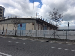 capannone che sarà demolito