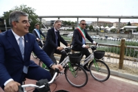 Pescara, apertura oggi Ponte Flaiano. DelRio e gli altri ingresso in bici