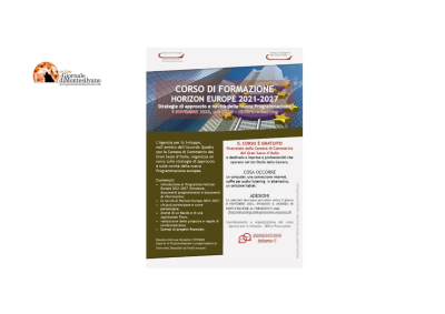 Corso gratuito sulle strategie di approccio nuova Programmazione europea