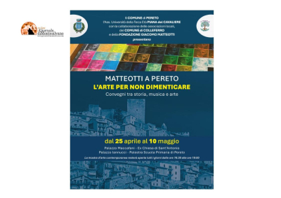 25 Aprile. “Matteotti a Pereto. L’arte per non dimenticare”
