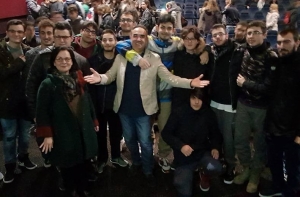 Montesilvano, Vincenzo Olivieri incanta l'IIS " Emilio Alessandrini"