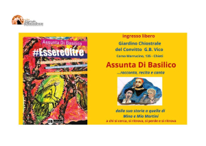 Assunta Di Basilico dalla sua storia a quella di Mina e Mia Martini per chi si cerca