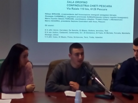 Montesilvano/Casa ai migranti. Proposta IIS Alessandrini in Confindustria