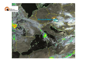 Arrivo di masse d'aria umida di origine atlantica favoriscono temporali