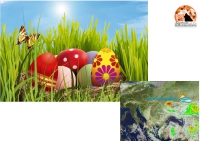 Pasqua con il sole: temperature in aumento.