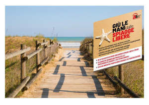 Bolkenstein, ALI lancia la campagna “Giù le mani dalle spiagge libere”