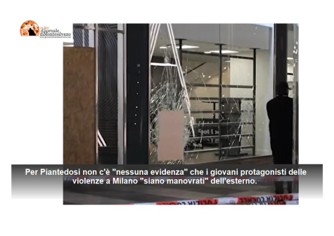 Scontri Milano: il più giovane identificato ha 11 anni.