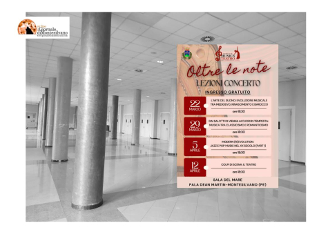 Montesilvano: "Oltre le note", attività della Scuola Civica di Musica e Teatro