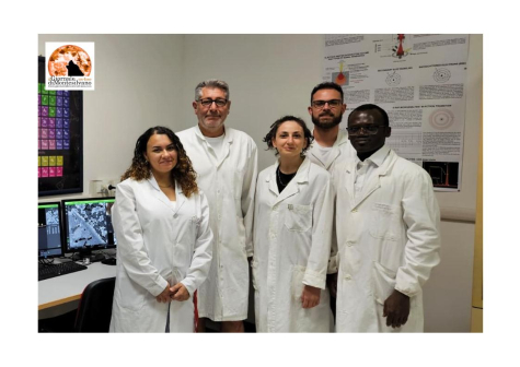 Dr. Cristiana Passavia (Dottoranda), Prof. Gianluigi Rosatelli (Direttore DATA lab), Francesca Parlapiano (Dottoranda), Dr. Leonardo Sciamanna (Dottorando Università di Padova, visiting); Dr. Aboubacar Soumah (Dottorando Politecnico Félix Houphouët-Boigny, Costa D'Avorio, visiting). 