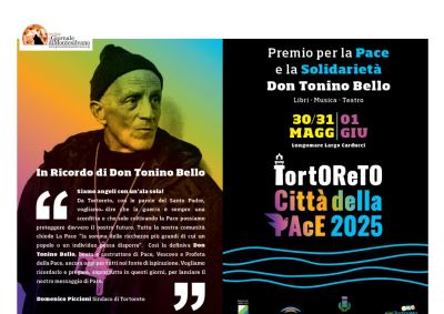 Tortoreto. Ritorna il Premio per la Pace “Don Tonino Bello”