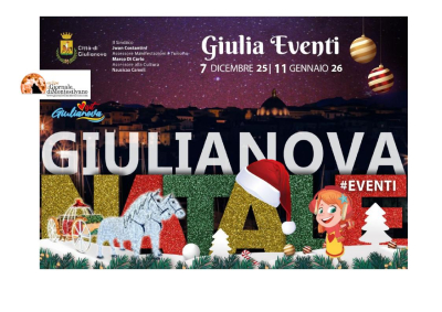 GiuliaEventi 2025, il calendario natalizio con oltre 50 appuntamenti in tutta la città.