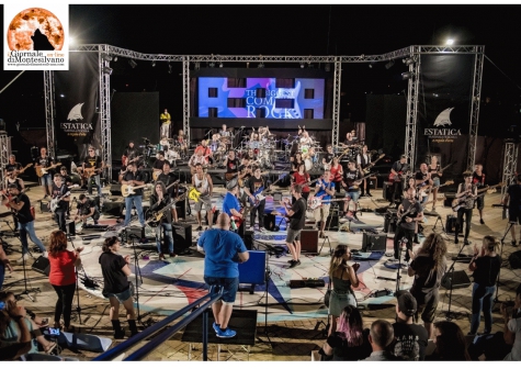 The Biggest Combat Rock Band  allo Stadio del Mare - Nave di Cascella a Pescara.