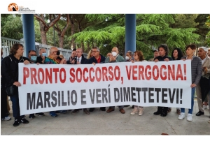 Pescara/pronto soccorso, attese troppe lunghe: manifestazione capitanata da Pettinari.