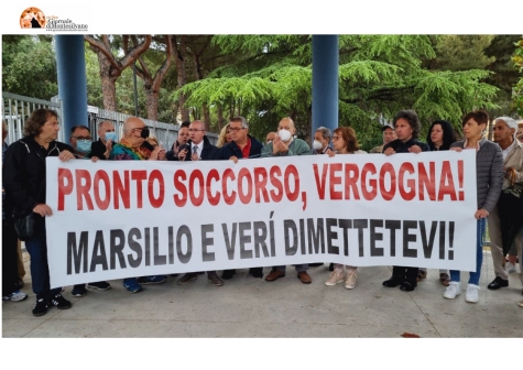 Pescara/pronto soccorso, attese troppe lunghe: manifestazione capitanata da Pettinari.
