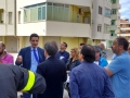 Sindaco Maragno insieme ai residenti di Via Lazio