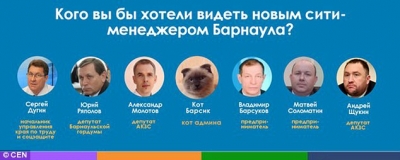 candidati alle comunali di Barnaul in Siberia