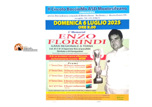II memorial Enzo, gara a terna. Le eliminatorie a Montesilvano