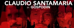 Claudio Santamaria in “Gospodin” al Teatro Massimo di Pescara