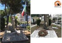 le foto del monumento prima e dopo l'intervento 