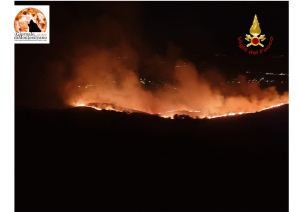 Incendio a Torre de' Passeri
