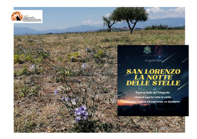 Notte di San Lorenzo al parco Colle del Telegrafo a guardare le stelle fino al mattino