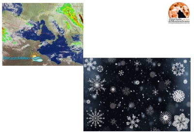 Temperature in calo. Neve sui rilievi al disopra dei 900-1000 metri
