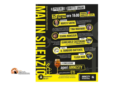 “Il potere e i diritti Umani", seconda edizione dell’incontro estivo di Amnesty International