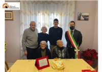 Giulianova, coppia centenaria a Colleranesco: Cesira e Domenico