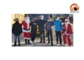 Bolognano, schiera di Babbi Natale porta doni nelle scuole di Piano D'Orta.