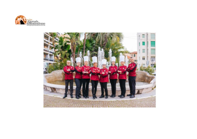 Sanremo. 76° festival della canzone italiana. Brigata chef Alba Marte pronta per le serate di Gala con Conti e Arisa.