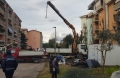 Montesilvano. Demolizione in Via Rimini