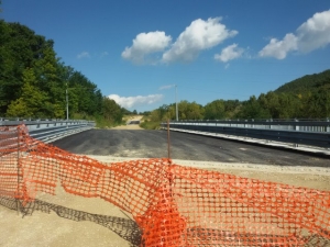 cantiere a Frazione Garrano Teramo