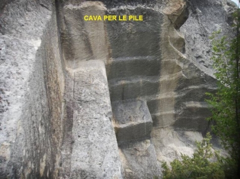 La cava per le PIle e scalpellini