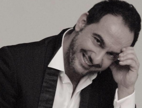 Piero Mazzocchetti in piazza salotto per il gran concerto estivo degli allievi