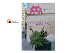 Graffiti femminista: non sedatemi.