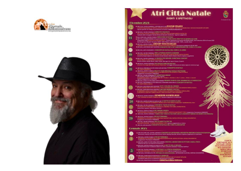 Natale ad Atri.  Tra gli ospiti Eugenio Finardi. Oltre 30 iniziative fino all’Epifania.