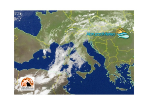 Temperature in diminuzione da stasera. Attesa nuova fase di maltempo da lunedì