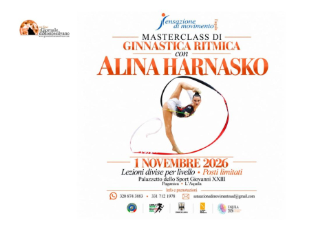 Alina Harnasko a L’Aquila: masterclass con la medaglia di bronzo olimpica di Tokyo 2020