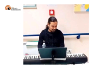Il musicista Andrea Di Giampietro in concerto per i ricoverati in Hospice