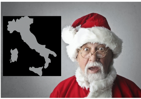 Natale. Italia zona Rossa da domani.