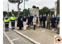 Giulianova, Festa dell’Unità Nazionale e delle Forze Armate. De Berardinis ricorda vittime coronavirus.