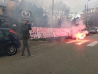 Pescara. Blocco Studentesco : sit-in al "Tito Acerbo"