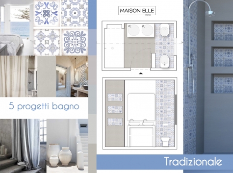 Arredo. Progetto per un bagno tradizionale