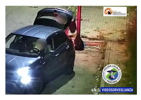 Rifiuti, da gennaio la polizia locale di Pescara ha multato 255 incivili: 168 sono stati ripresi dalle telecamere