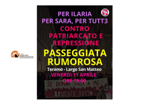 Su un cartello: se domani tocca a me bruciate tutto!
