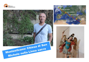 Aldo Mastrangelo: il castello di Montesilvano e la Chiesa sulla linea sacra di San Michele