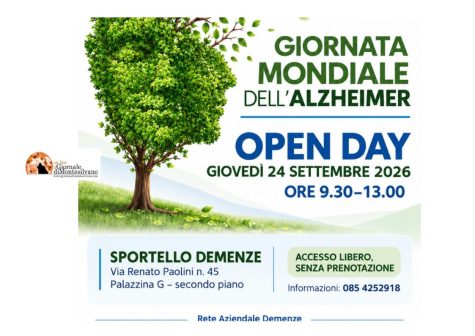 Giornata Mondiale dell’Alzheimer: il 24 settembre Open Day allo Sportello Demenze