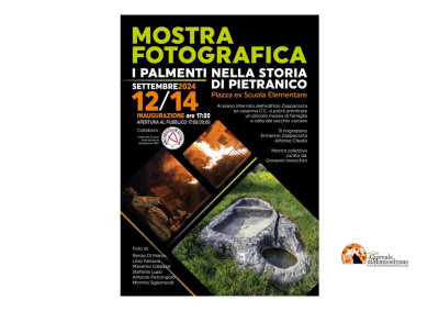 Pietranico, mostra fotografica dei palmenti firmata da Giovanni Iovacchini