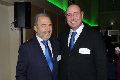 Philip-Baglini con Antonio Caprarica
